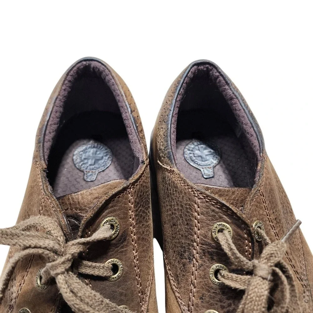 Dr. Martens Nevin Shoes Mens 13 Brown Leather Oxford Lace Up AW004 KV05 N‎